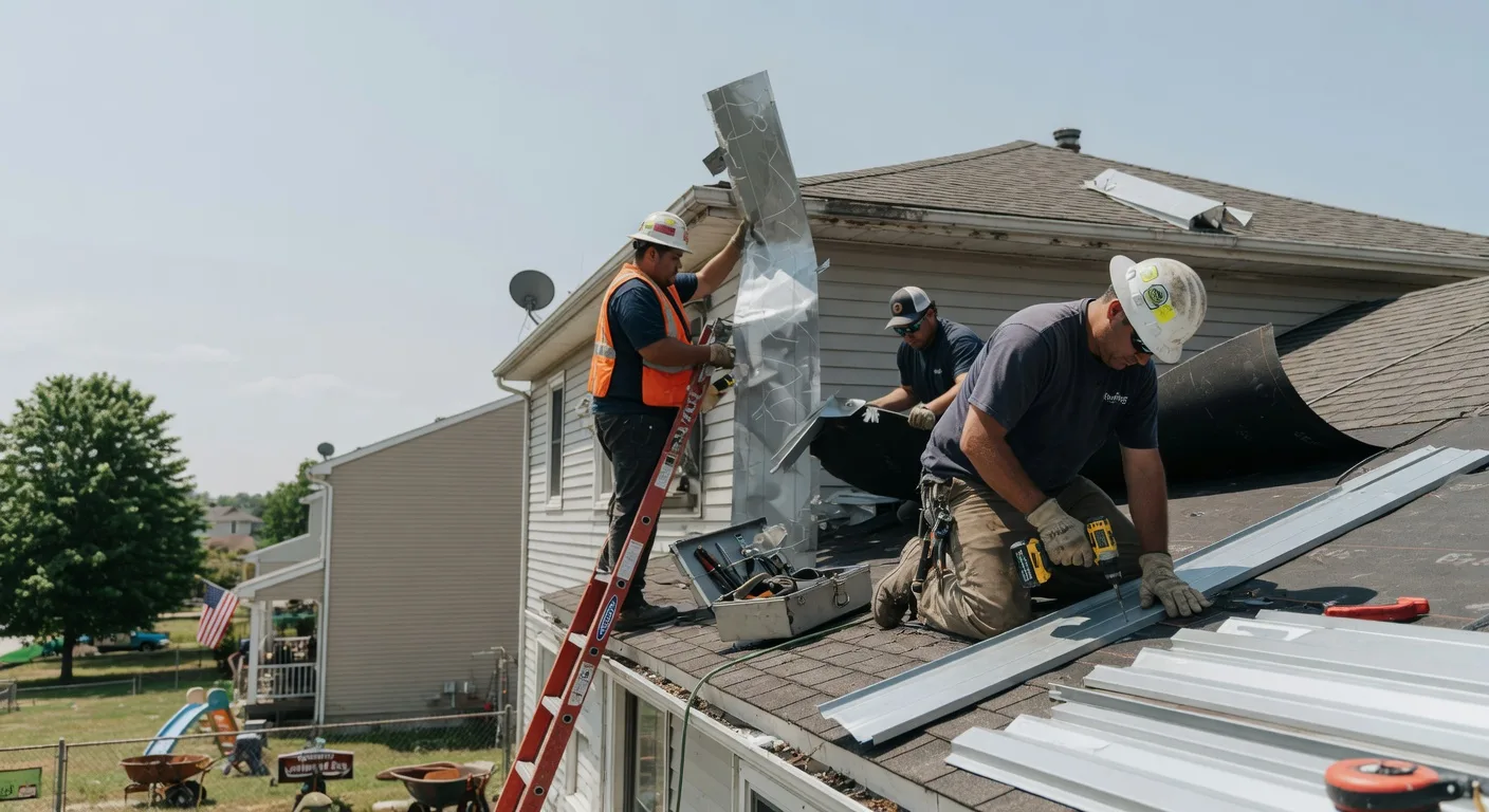 Storm Damage Metal Roof Repair in Star Lake, WI